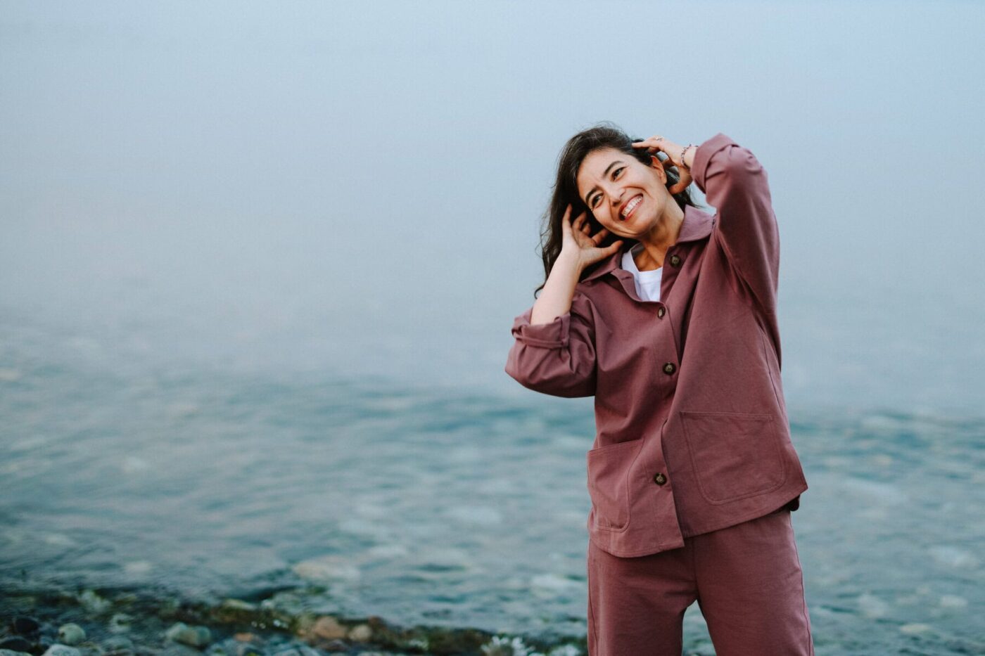 The Fern Jacket  in Plum - Image 11