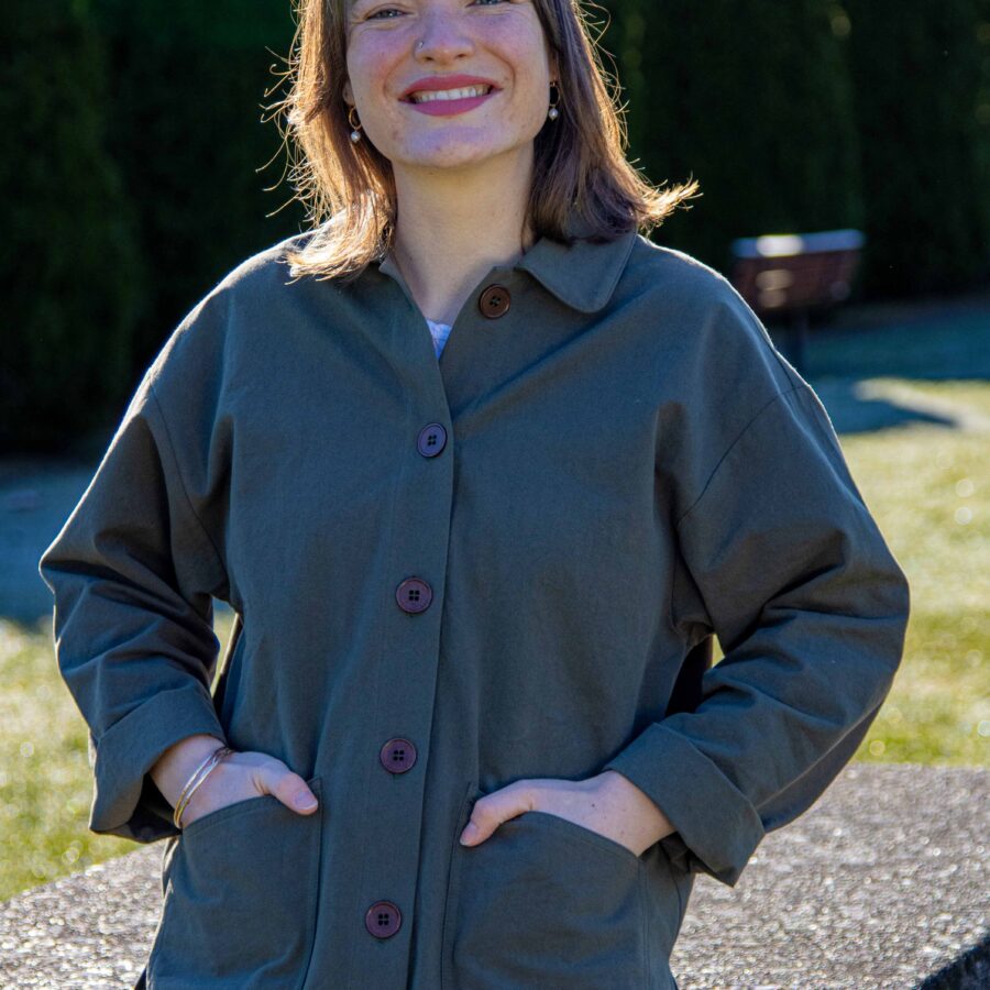 The Fern Jacket  in Bark